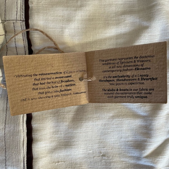 Handspun cotton tote bag - Picture 2 of 7